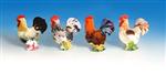 RST3359 Rooster Magnets 4 asst